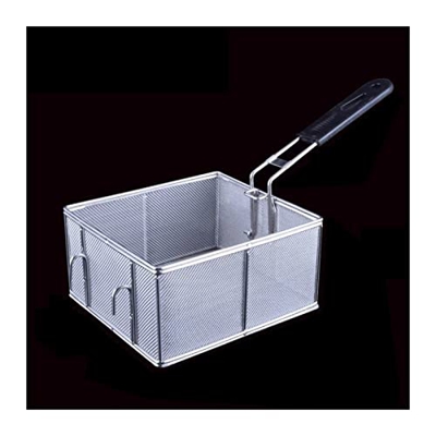 Cesta para freír Cesta de freír de acero inoxidable freír neta fryer fryer freír mariquita papas fritas choque de pollo canasta de frying asistente de