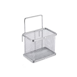 TOMYEUS Cesta para freír 304 Filtro de Frito Frito de Acero Inoxidable para Cocina Restaurante Fiesta Barbacoa (Color : Square Colander S) precio