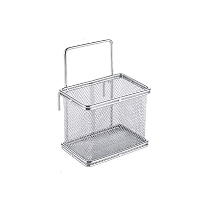 TOMYEUS Cesta para freír 304 Filtro de Frito Frito de Acero Inoxidable para Cocina Restaurante Fiesta Barbacoa (Color : Square Colander S)