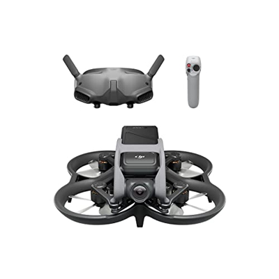 Pack DJI Avata Pro-View (DJI Goggles 2) - Dron cuadricóptero con vista en primera persona y vídeo 4K estabilizado, FOV de 155°, protectores de hélices