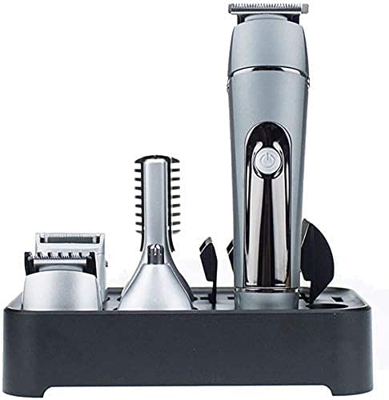 FMOPQ Hair Clippers for Men Pet Hair Clipper Five-in-One Multifunctional Hair Clipper Set Full Body Washing Shaving Nose Hair Trim Oil Head Electric P