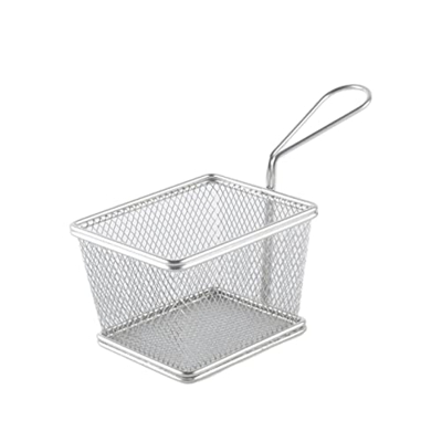 Cesta para freír Cesta de freing acero inoxidable red papas fritas papas fritas frito filtro de filtro de filtro bocadillo marco de frito frito canast