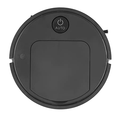 HEEPDD Aspirador Robot, succión Fuerte, barredora Inteligente multifunción, operación Simple, Puesto de Carga USB con Escoba para Uso doméstico Negro