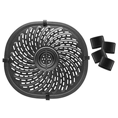 Popcornon Bandeja de Repuesto para Freidora de Aire Compatible con Power Dash, Freidora de Aire, Placa de Parrilla para Freidora de Aire