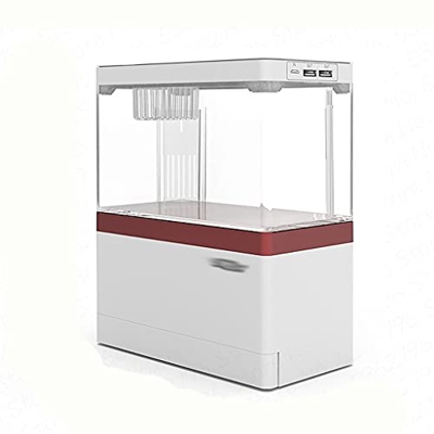 n/a Escritorio Creativo Paisajismo Hogar Pequeño Tanque Ecológico Tanque Micro Paisaje Free Water Change Acrylic Mini Aquarium