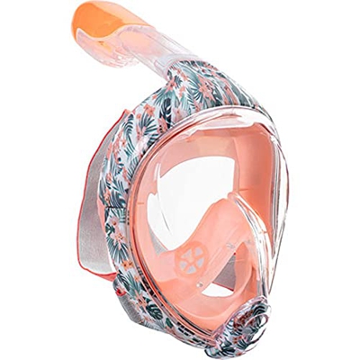 QHYXT Snorkel panorámico antivaho de Longitud Completa para Buceo