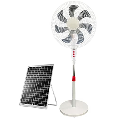 Panel Solar Alimentado Ventilador Los Ventiladores portátiles Que admiten el Ahorro de energía y la Carga rápida brindan una Experiencia de enfriamien