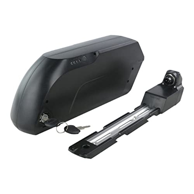 IOPY Batería Bicicleta Eléctrica 36V/48V/52V con Puerto USB Cargador para Kit Conversión Bicicleta Montaña Motor 500-1500W (Color : Black, Size : 48V/