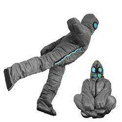 ZGMJ Saco de Dormir Portátil Saco de Dormir Humanoide con Brazo y Piernas Chaqueta de Saco de Dormir Portátil para Acampar para Adultos para Exterior  en oferta