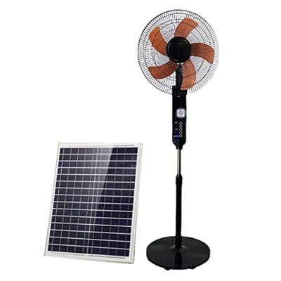 Panel Solar Alimentado Ventilador Buena ventilación, ultrasilencioso y fácil de Limpiar, Adecuado for Trabajadores de Oficina, bebés, Ancianos y Perso