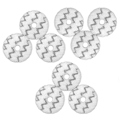 Popcornon 9 Piezas PañOs de Fregona Trapo para EVA Robot de Vaciado Autolimpiante Trapos de Limpieza de Aspiradora para Parte SDJ06RM