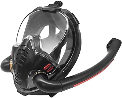 QHYXT Buceo Scuba Diving Full Face Snorkeling Submarino Anti vaho Snorkeling Buceo para Nadar Pesca submarina Buceo para Adultos y niños