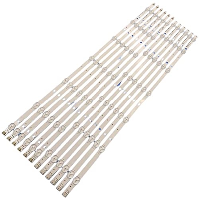 KNOKR 3V 60 Pulgadas TV LED Banda UA60F6088AJ 2013SVS60 UN60FH6300 LM41-00001L LM41-00001M BN96-29074A Compatible for Samsung Luz (Emitting Color : 10