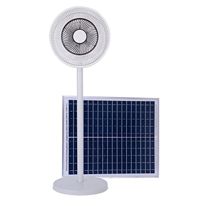 Panel Solar Alimentado Ventilador Ventilador Solar de 12 Pulgadas Ventilador súper silencioso y cómodo for la cabecera del Dormitorio