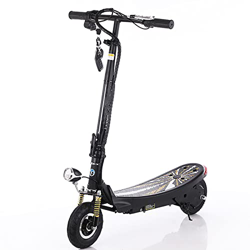 Motor de 350 vatios, alcance de 30 millas, velocidad máxima de 19 mph, llantas sólidas de 8 pulgadas, scooter eléctrico plegable para adultos con sist en oferta
