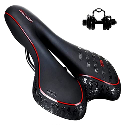 Sillín de bicicleta, ergonómico, para bicicleta, transpirable, adecuado para hombre, mujer, niños, bicicleta de montaña, ciudad de carretera, talla ún