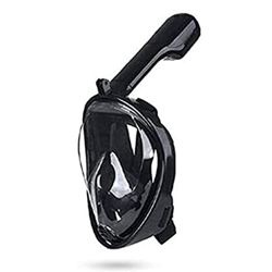 QHYXT Máscara de Buceo de Silicona Completa, máscara de Buceo de 180 ° con Boca Plana, Adecuada para Adultos y niños en oferta