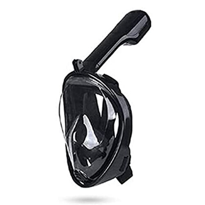 QHYXT Máscara de Buceo de Silicona Completa, máscara de Buceo de 180 ° con Boca Plana, Adecuada para Adultos y niños