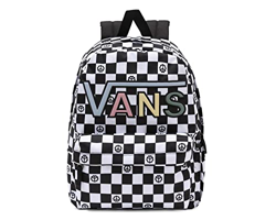 Vans Mochila Realm Flying V Black Ashley Blue en oferta