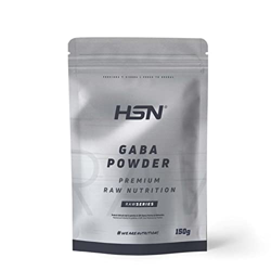 GABA 500 MG en Polvo de HSN | 150 g = 300 Tomas por Envase Aminoácido en Forma Libre – 100% Ácido Gamma Aminobutírico - Puro GABA Sin Añadidos ni Exci precio