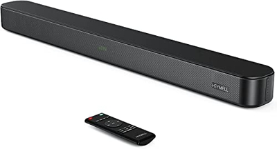 Barra de Sonido, Sin Ruido, Sonido Muy Claro, Heymell 110W Barra de Sonido TV, 125dB, DSP, Sonido Envolvente 3D, Barra Sonido, Bluetooth5.0/HDMI ARC/Ó