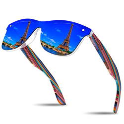 KITHDIA Polarizadas Unisex Gafas Madera De Sol Hombre/Mujer UV400 Protección K5029 precio