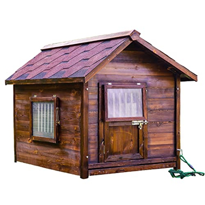JYCCH Casa para Perros pequeña y Mediana al Aire Libre, Impermeable, Transpirable y Duradera. Casa para Perros Interior y Exterior con Orificios de ve