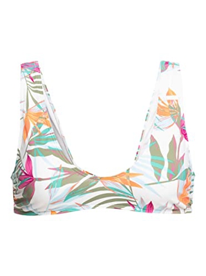 Roxy™ Beach Classics - Top de bikini de triángulo alargado - Mujer - M - Blanco