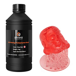 ERYONE 405 Nm Resina UV para impresoras DLP LCD 3D Fotopolímero Translúcido Transparente Rojo 1000g precio