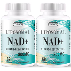 Suplemento NAD+ liposomal 500MG con trans-resveratrol 300MG - Alta absorción - 60 microgeles vegetales - Apoyo antienvejecimiento, cognitivo y energét precio