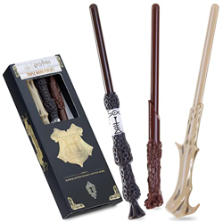 HARRY POTTER Boligrafo Varita, Set 3 Boligrafos Bonitos, Merchandising Oficial características