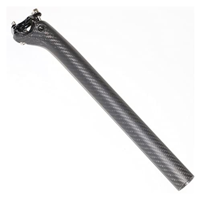QINGCHEN Sun MS Postos de sillín de Bicicleta de Fibra de Carbono de 3k Carretera Compatible con MTB Piezas de luz 27.2/30.8/31.6 * 350 mm de Desplaza