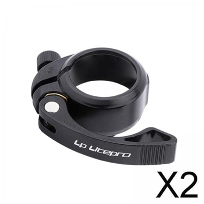 SM SunniMix 2X Abrazadera de Asiento de Abraza de Aleación de Aluminio de Resistencia - Lanzamiento Asiento de Asiento Post Cuello -