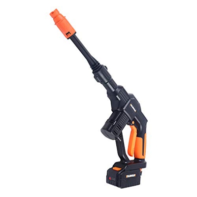 Pistola de pulverización de alta presión con batería de 20 V con pistola de 5 m de largo, batería portátil, limpiadora de superficie inalámbrica, pist