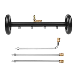 HAOTING Lavadora a presión 2 en 1 de 16 Pulgadas para Tren de rodaje, Limpiador de Superficies, Accesorio de Lavadora eléctrica, Escoba de Agua con va en oferta