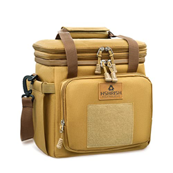 HSHRISH Bolsa Termica Porta Alimentos, Táctico Ajustable 10L/15L Bolsa de Almuerzo, Impermeable Prueba de Fugas Isotermica Nevera Portatil Mochila, Bo características