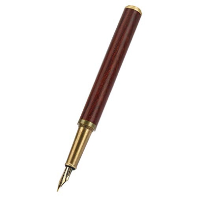 NCONCO De gama alta lujo rojo sándalo escritura pluma estudiantes regalo suministros de oficina 0.5mm