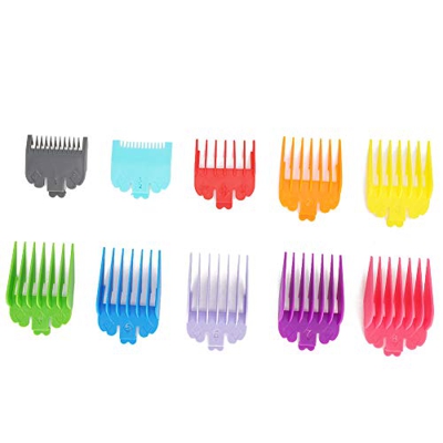 Peine de Guía Portátil de 10 Piezas, Conjunto de Accesorios de Guía de Cortadora Universal, Accesorios de Corte de Pelo de Peluquero, Peine de Límite 