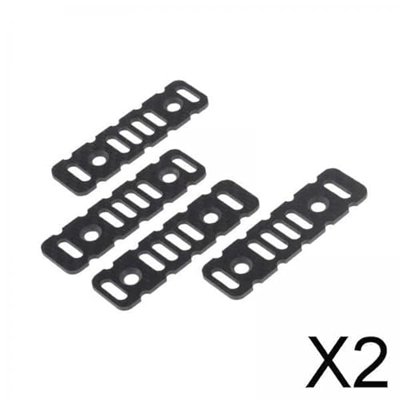 SM SunniMix 2X Pedales de Pedales Fibra de Carbono Súper Ligeros para Pedal Plano MTB Pedal S de