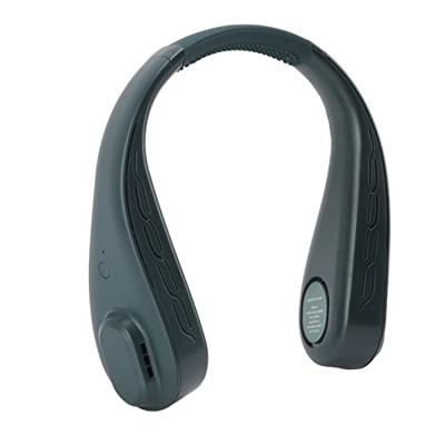 HEEPDD Ventilateur de COU Portable, chargement USB à Refrigeration Rapide 3000mAh Ventilateur de COU suspendu à Pilas para el Viaje Verde