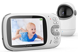 TakTark Camara Vigilancia Bebe, 3.2'' Vigilabebes con Camara Inalámbrico Bebe Monitor con Giratorio Control Remoto de la Cámara, con Visión Nocturna,  precio
