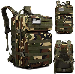 Delgeo Mochila Táctica Militar, 45L Gran Capacidad Mochila Crossfit, Plegable Impermeable Mochila Supervivencia, Montañismo, Senderismo, Trekking, Aca características