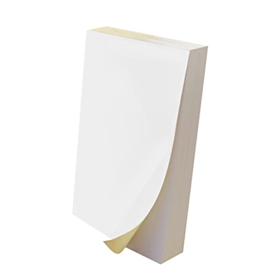 DFGHJK Etiqueta engomada de la etiqueta de papel de impresión autoadhesiva A4 de 500 PCS A4 for impresora de inyección de tinta (Color : Matte)