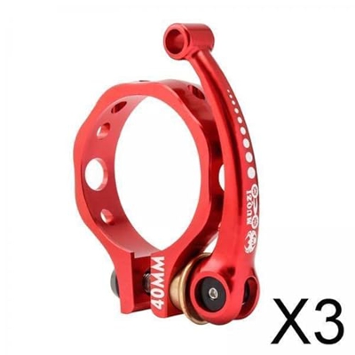 SM SunniMix 3X de Sillín de Plegable Cuello de Abrazadera de Poste de Sillín Componente de de Liberación Rápida de Aleación de Aluminio