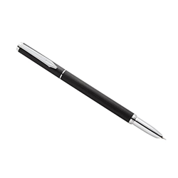 Pluma estilográfica recargable de Amazon Basics. Punta fina, cuerpo de aluminio, tinta negra características