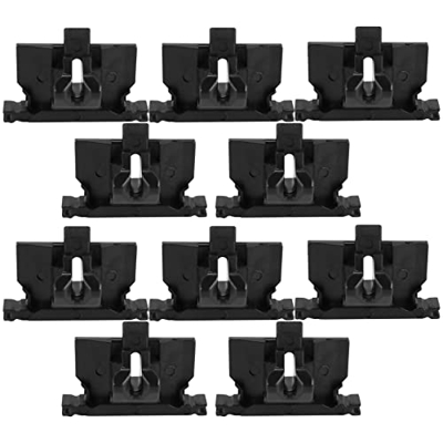Tomshi 10 piezas de cortapelos reemplazo de plástico lengua ajuste mágico sin frío clip para 8148/8159