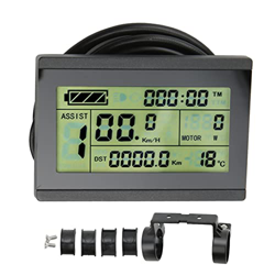 TeamSky Medidor de Pantalla de Bicicleta, medidor de Pantalla LCD3 eléctrico a Prueba de Agua con Conector SM para modificación de Bicicleta eléctrica precio