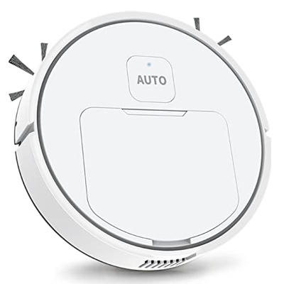 Aoguaro Robot aspirador con fregona, robot de limpieza 3 en 1 piso recargable herramienta de limpieza del hogar para sala de estar, dormitorio, oficin