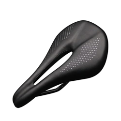 ShoppyCharms PU + Rieles de Fibra de Carbono Sillín Ciclismo Sillín Trail Comfort Races Seat Road MTB Mountain Bike Sillín de Bicicleta for Hombre (Co en oferta
