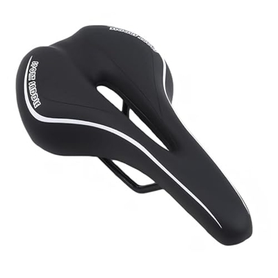 ShoppyCharms 1PC Suave Bicicleta MTB sillín cojín Hueco Ciclismo s Escopeta montado en la Parte Delantera Asiento de Bicicleta for niños Asiento for t